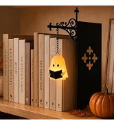 Daily Partner Library Lantern Mini Bookshelf Lamp with Warm Lights, Vintage Decor for Bookcase, S...