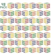 Vdealen 48 Pack Mini Cube Puzzle Party Favors for Kids, 3x3x3 Magic Cube School Rewards & Classro...