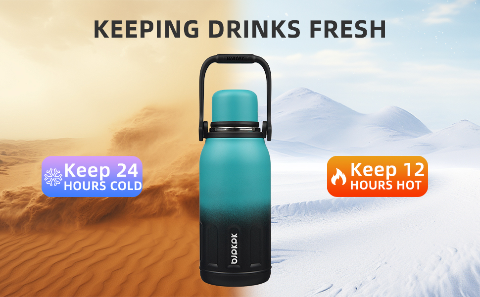 double walls insulated water bottle