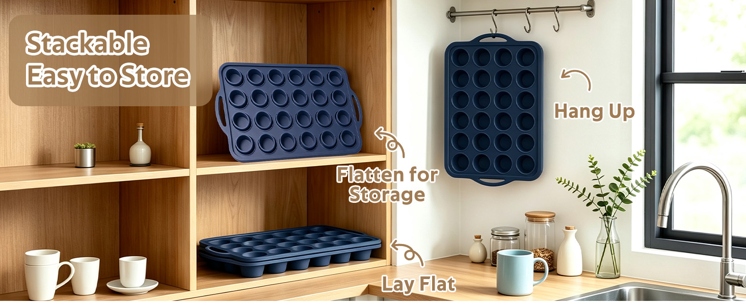 Stackable, Easy to Store