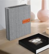 popotop Photo Album 4x6 600 Pockets Photo with Label, Linen Hardcover Photo Albums for Wedding Gi...