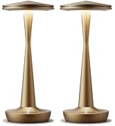 Cordless Rechargeable Table Lamp - 6000mAh Portable LED Battery Operated Table Light - Outdoor Wa...