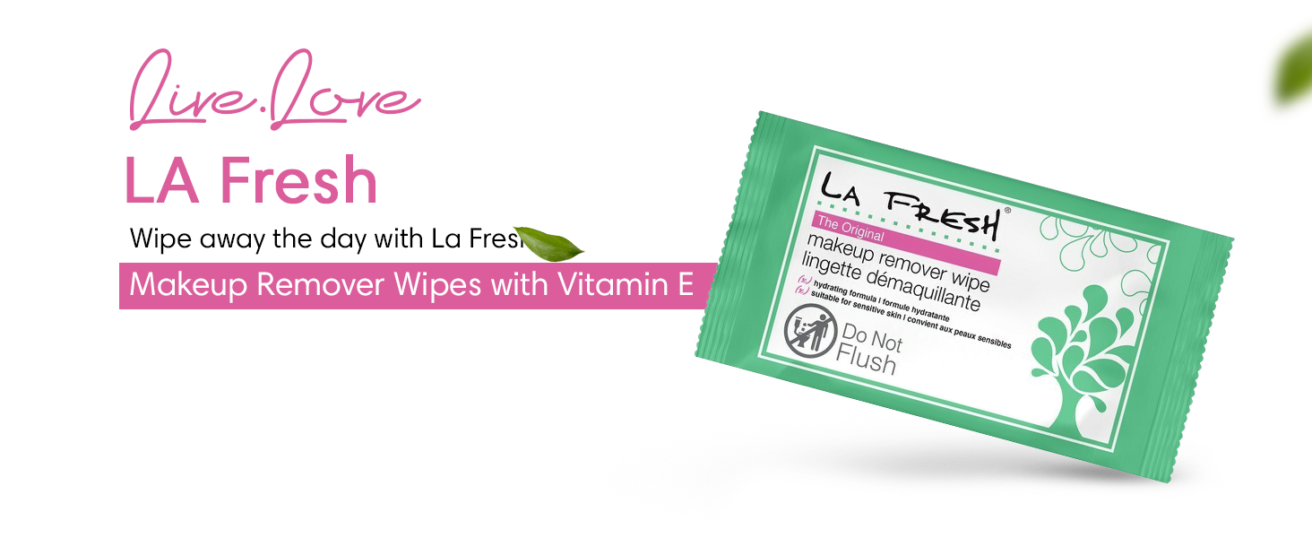 B0BNSRJR5Y - LA Fresh Makeup Remover Wipes with Vitamin E