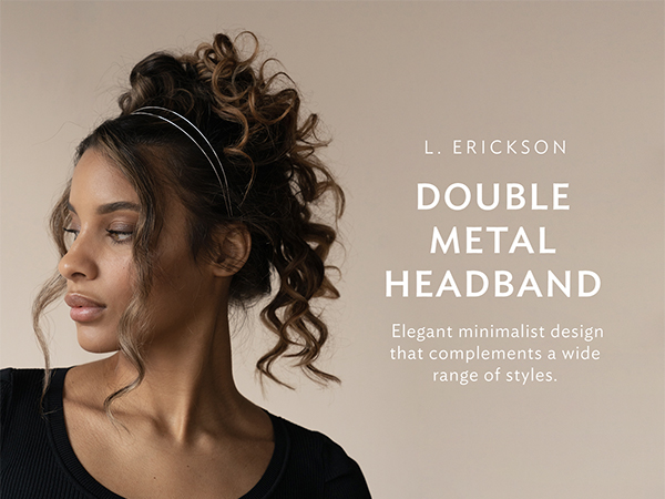 double metal headband