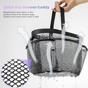 Quick Dry Shower Caddy Bag