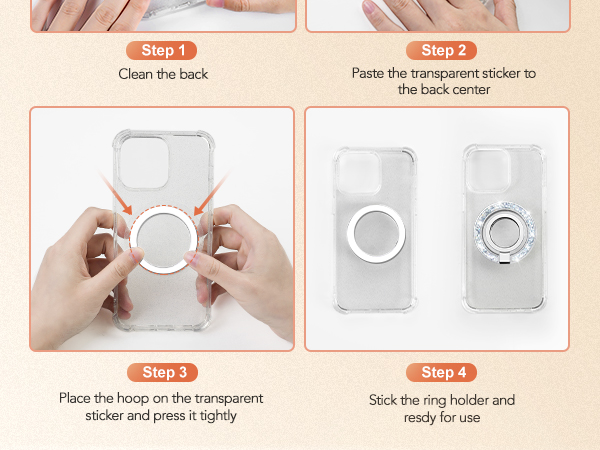 magnetic phone ring holder