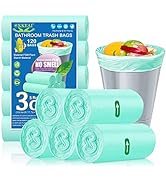 OKKEAI 120 Counts Garbage Bags 3 Gallon/10 Liter- Smal Trash Bags for Bathroom Wastebasket Liners...