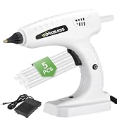 WorkBless Hot Glue Gun: 200W Heavy and Duty Glue Gun - Hands Free Professional Hot Glue Gun with ...