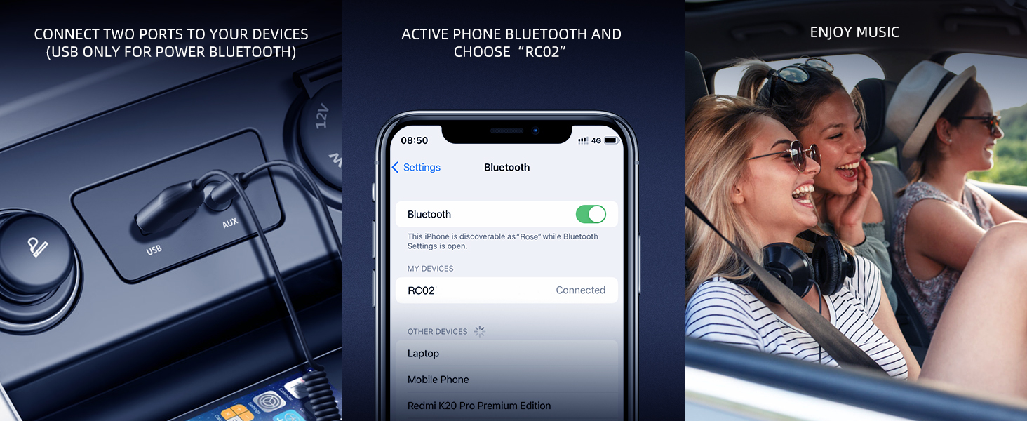 bluetooth car adapter