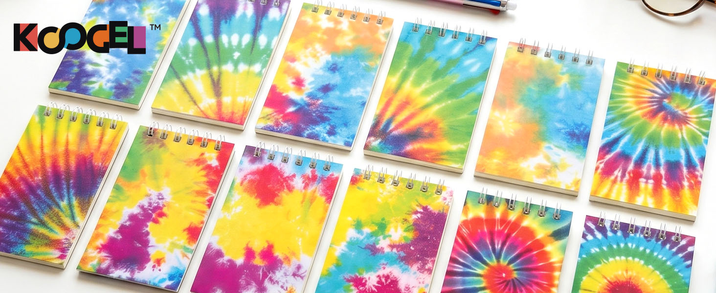 Mini Tie Dye Notepads