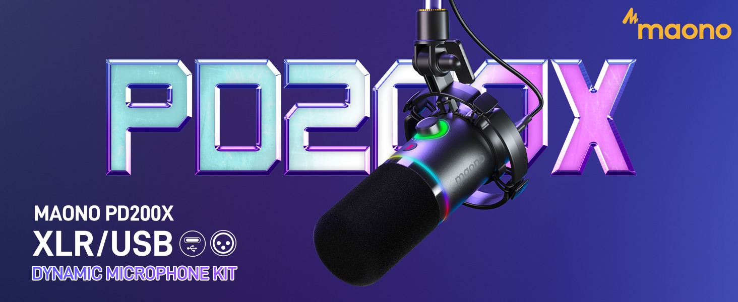 MAONO XLR USB Dynamic Microphone