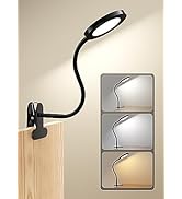 deeloop Clip on Light Infinite Dimmable Reading Lights for Books in Bed Headboard, 450LM Touch Co...