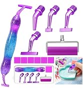 Diamond Art Pens Tools Diamond Painting Accessories Kits with Screw Metal Tip Roller Diamond Pain...