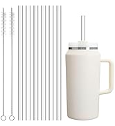 Diumepo Replacement Straw for Stanley 64oz Tumbler-12.2'' Extra Long Reusable Straw for Stanley Q...