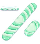 L-SPOUTTO Green Cute Ergonomic Gel Wrist Rest for Mouse and Keyboard | Wrist Support for Mouse an...