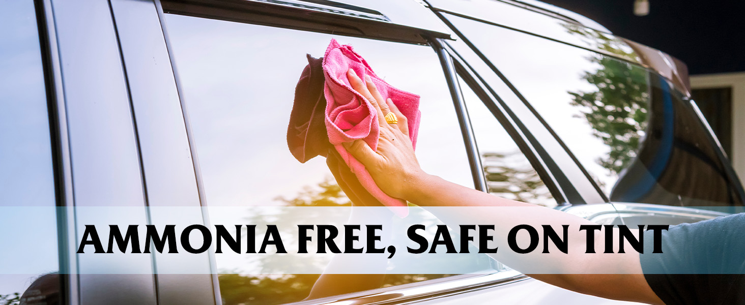 Glass cleaner window spray mirror shine streak free surface smudge remover crystal clear home