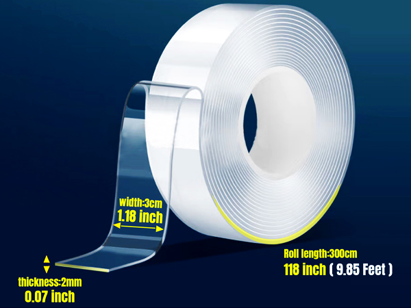 Double sided tape heavy duty
