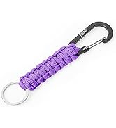EOTW Paracord Keychain with Carabiner Heavy Duty Key Clip for Men Women