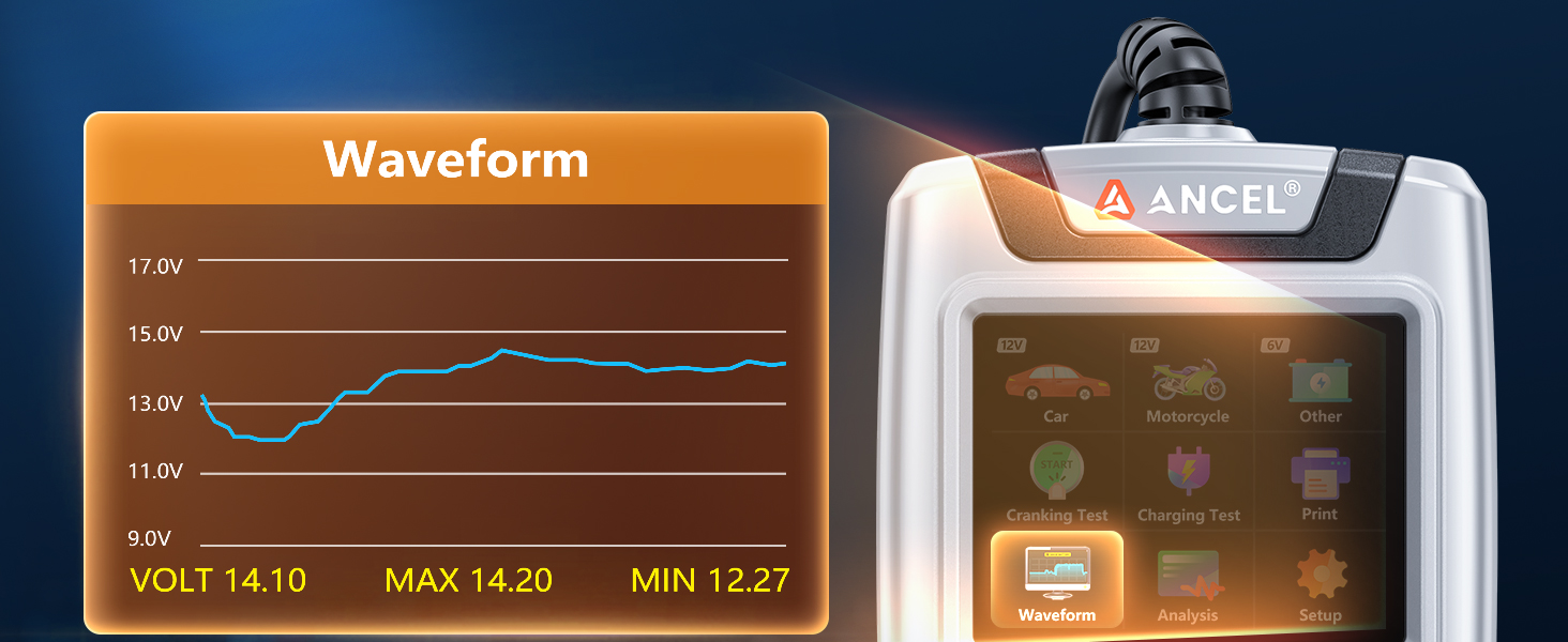 car battery tester