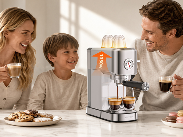 espresso machine brew and froth nonstop no waiting no cooling down easy switching