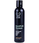 ZEUS BeardPLUS Shampoo, Premium Beard Wash for Enhanced Growth, Thicker & Stronger Facial Hair wi...