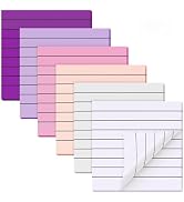EUSOAR Transparent Sticky Notes, 300 Sheets 3x3 Inch Waterproof Pink Index Tabs Sticky Notes with...