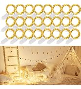 WATERGLIDE 24 Pack Fairy Lights Battery Operated (Included), 6.5ft 20 LED Mini String Lights, Wat...