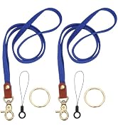 PATIKIL Stretchy Lanyards, Retractable Neck Lanyards with Lobster Clasp Elastic Long Keychain Hol...