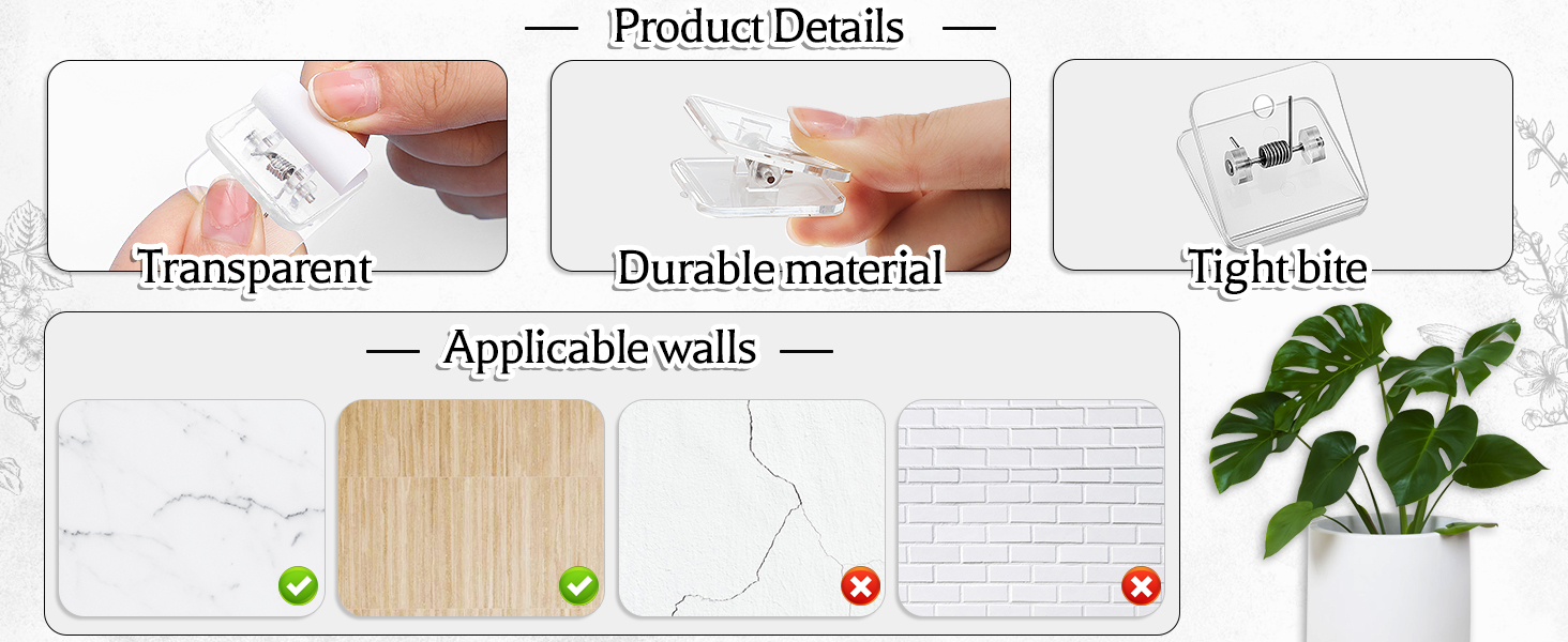 Self Adhesive Clips,