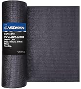 CASOMAN Professional Tool Box Liner and Drawer Liner 18 inch x 24 feet,Easy Cut Non-Slip Foam Rub...
