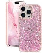 EYZUTAK for iPhone 16 Pro Max Case, Luxury Bling Shiny Glitter Sequin Phone Case with Sparkly Cry...