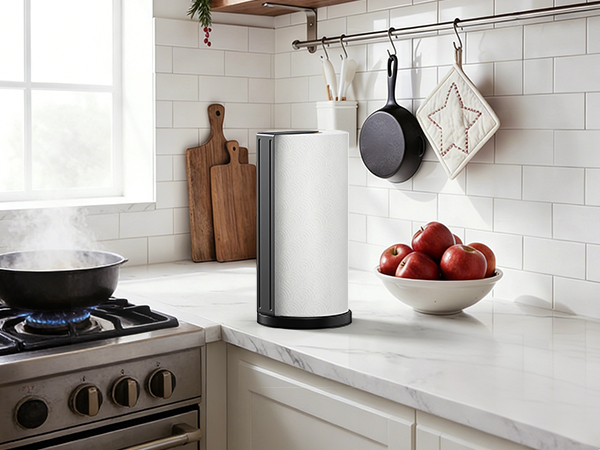 kitchen paper towel holder countertop