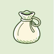 drawstring closure cotton muslin bags