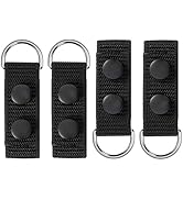 TACNEX Duty Belt Suspenders Loop Attachment Metal Ring Police Belt Keepers Tool/Utility Belt Conn...