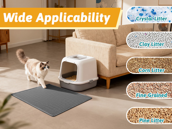 cat litter mat litter trapping mat