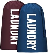 Laundry Bag, Travel Laundry Bag Machine Washable Dirty Clothes Organizer, Large Enough to Hold 4 ...
