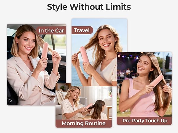 cordless hair brush
