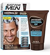 Just For Men Control GX Grey Reducing Anti-Dandruff Shampoo, Gradual Hair Color, Controls Dandruf...
