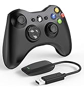 Wireless Controller for Xbox 360, 2.4GHZ Game Controller Gamepad Remote for PC Windows 7,8,10 wit...