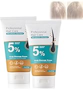 2Pcs 5% Hair Growth Scalp Massage Cream,Professional Hair Care Cream,Anti-Hair Loss with Rosemary...