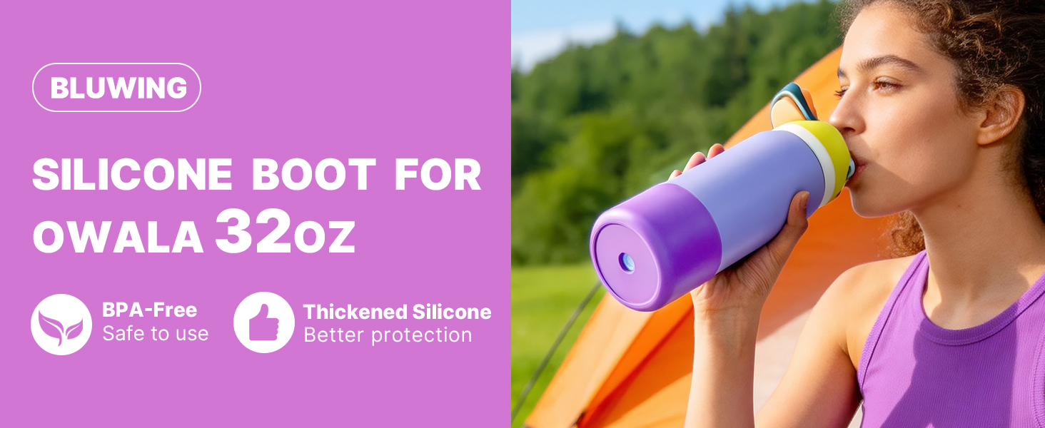 Silicone Boot for 32 oz Owala Water Bottles