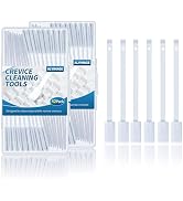 42 Pcs Disposable Crevice Cleaning Brush Set for Small Spaces, Toilet Bowl, Window Groo...