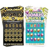Laughing Smith 8 x Fake Lottery Tickets and Scratch Off Cards That Win – Funny Retirement Party G...