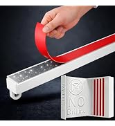 Self Adhesive Curtain Track No Drill Ceiling Curtain Track, Peel and Stick Curtain Rail Renter Fr...