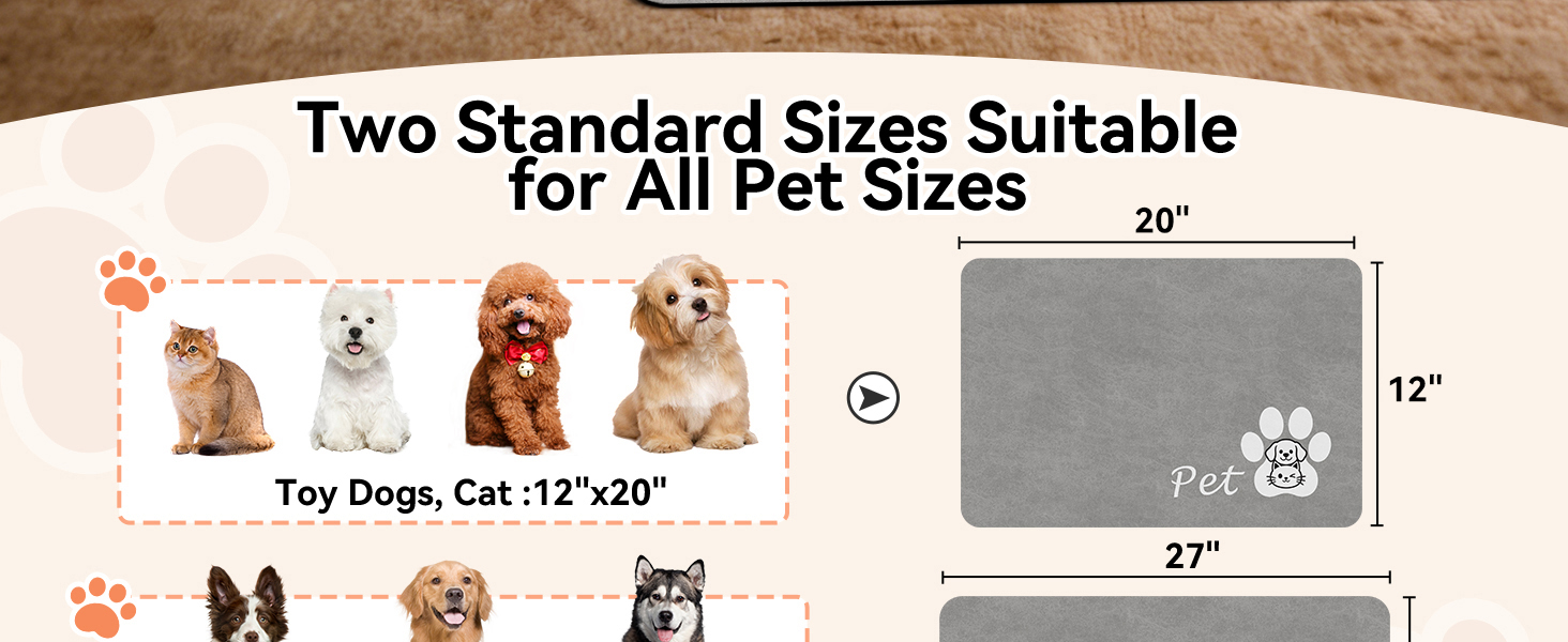 cat food mat