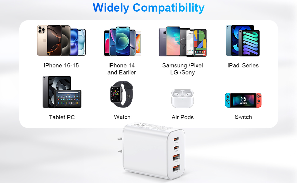 usb block charger usbc block fast charging type c charger fast charging block usb-c power adapter