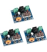 3Pcs 12V-36V DC Digital Low Voltage Cut Off Switch,Over Discharge Protection Module for Lead Acid...
