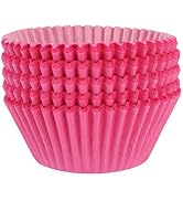 TRUSBER Baking Cups, 100 pieces Paper Cupcake Liners Wrappers Nonstick Muffin Molds Baking Cup Ho...