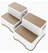 ZLMHYYM Toddler Step Stool for Bathroom sink, 2 Pack Step Stool for Kids, Plastic Potty Training ...
