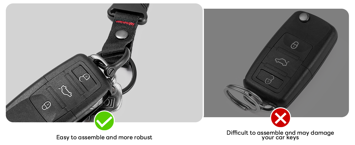 titanium carabiner keychain clip
